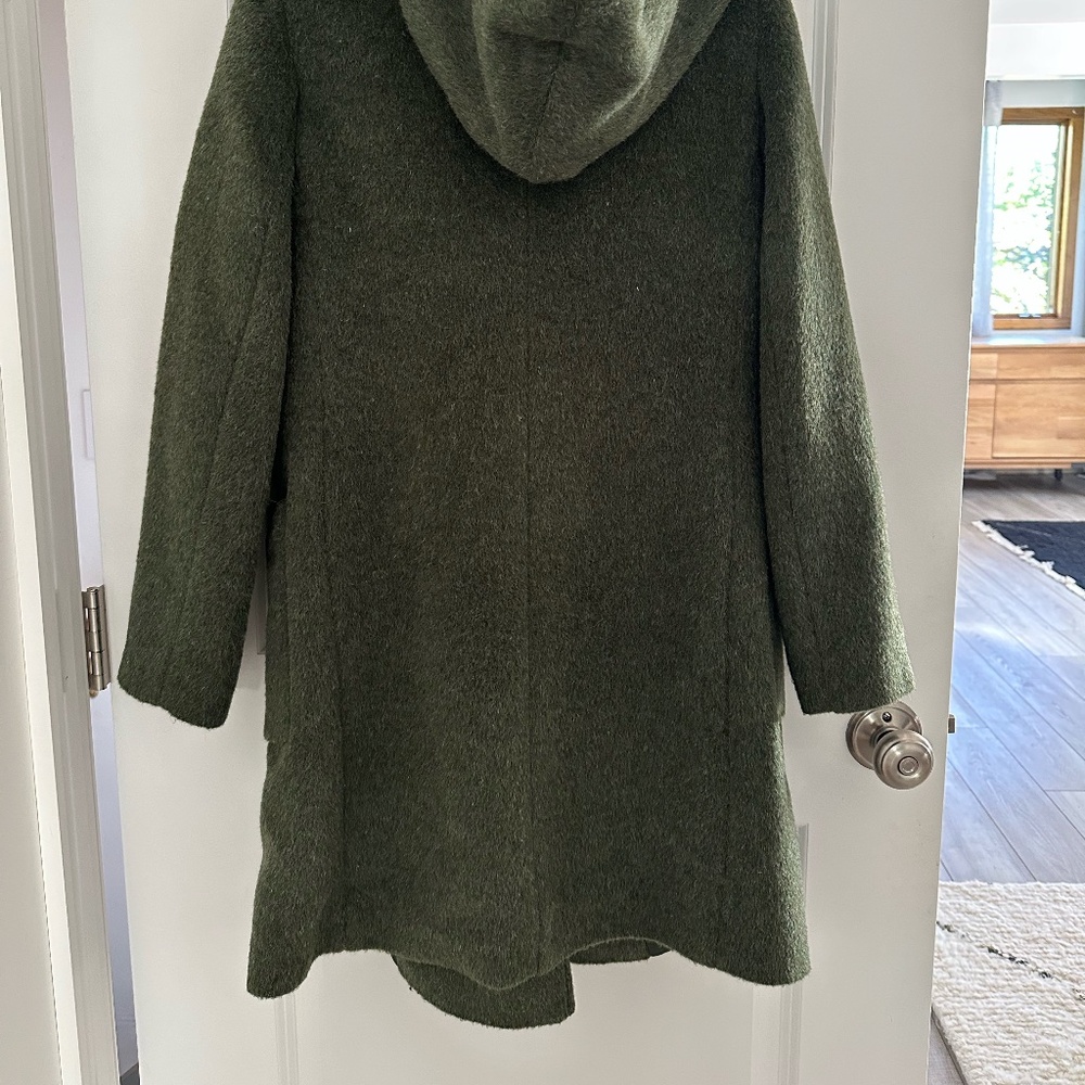 Lauren by Ralph Lauren Wool Hooded Wrap Jacket - Picture 9 of 12